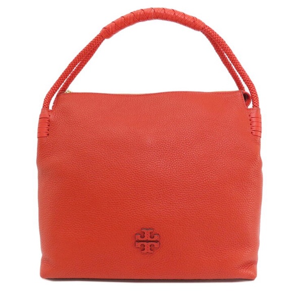 Tory Burch Taylor Hobo Leather Bag Poppy Red NWT - Picture 1 of 7